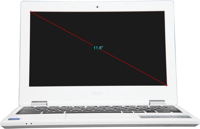 Alt view image 5 of 8 - Acer CB3-131-C3KD Chromebook Intel Celeron N2840 (2.16 GHz) 2 GB DDR3L Memory 16 GB Flash 11.6" Chrome OS (Manufacturer Recertified)