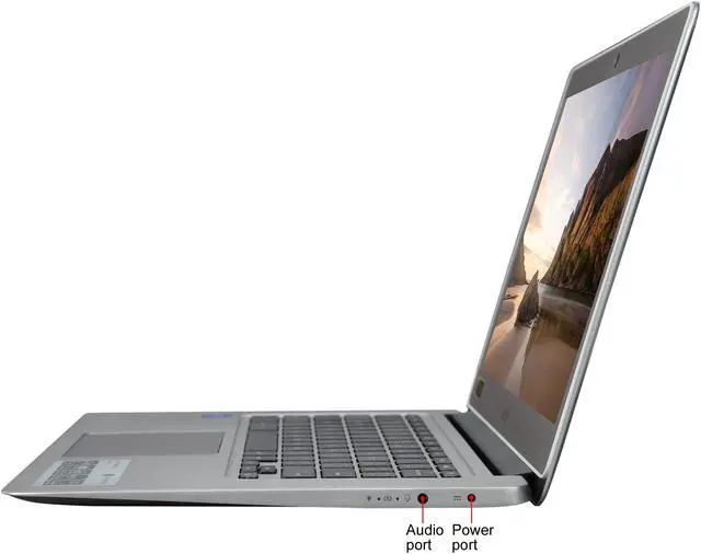 Alt view image 2 of 8 - Acer CB3-431-C5FM Chromebook Intel Celeron N3160 (1.60 GHz) 4 GB LPDDR3 Memory 32 GB Flash 14.0" Chrome OS (Manufacturer Recertified)