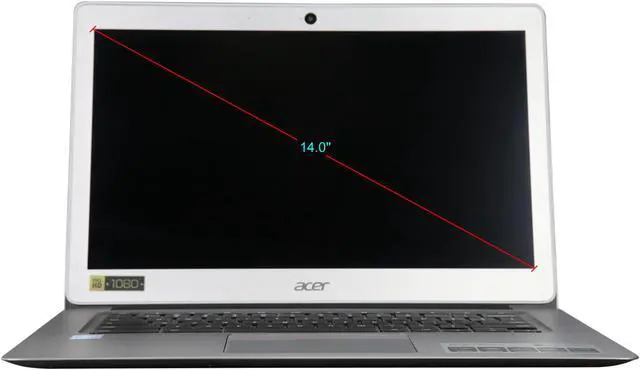 Alt view image 5 of 8 - Acer CB3-431-C5FM Chromebook Intel Celeron N3160 (1.60 GHz) 4 GB LPDDR3 Memory 32 GB Flash 14.0" Chrome OS (Manufacturer Recertified)