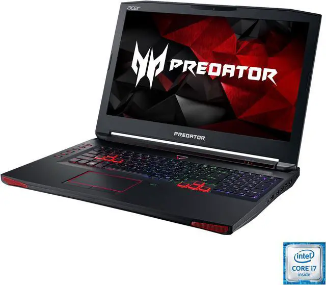 Main image of Acer Predator 17 G9-793-79PE Gaming Laptop Intel Core i7-6700HQ , GeForce GTX 1060, 17.3" Full HD G-SYNC, 16 GB DDR4, 1 TB HDD, 256 GB SSD, Windows 10 Home