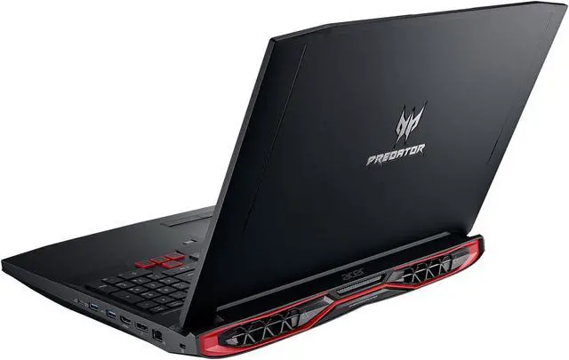 Alt view image 8 of 9 - Acer Predator 17 G9-793-79PE Gaming Laptop Intel Core i7-6700HQ , GeForce GTX 1060, 17.3" Full HD G-SYNC, 16 GB DDR4, 1 TB HDD, 256 GB SSD, Windows 10 Home