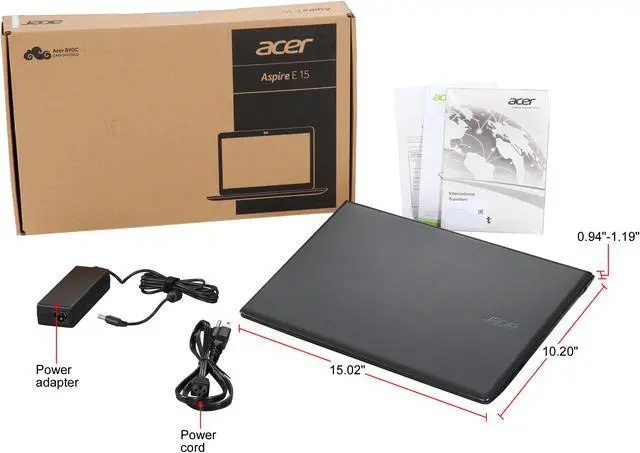Alt view image 8 of 8 - Acer 15.6" FHD E5-575G-57A4 7th Gen Intel Core i5 7200U NVIDIA GeForce GTX 950M 8 GB DDR4 Memory 256 GB SSD 1 TB HDD Windows 10 Home 64-Bit Gaming Laptop - "ONLY @ NEWEGG"