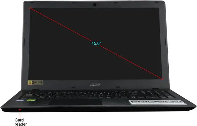 Alt view image 5 of 8 - Acer Laptop Aspire E5-575G-728Q Intel Core i7 7th Gen 7500U (2.70 GHz) 8 GB DDR4 Memory 1 TB HDD 256 GB SSD NVIDIA GeForce 940MX 15.6" Windows 10 Home 64-Bit ONLY @ NEWEGG