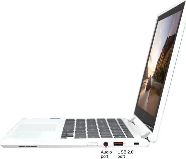 Alt view image 2 of 8 - Acer CB5-132T-C8ZW 2-in-1 Chromebook Intel Celeron N3060 (1.60 GHz) 4 GB Memory 16 GB eMMC 11.6" Touchscreen Chrome OS (Manufacturer Recertified)