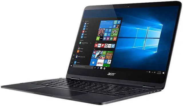 Main image of Acer Laptop Spin SP714-51-M024 Intel Core i7 7th Gen 7Y75 (1.30 GHz) 8 GB LPDDR3 Memory 256 GB SSD Intel HD Graphics 615 14.0" Touchscreen Windows 10 Home (Manufacturer Recertified)