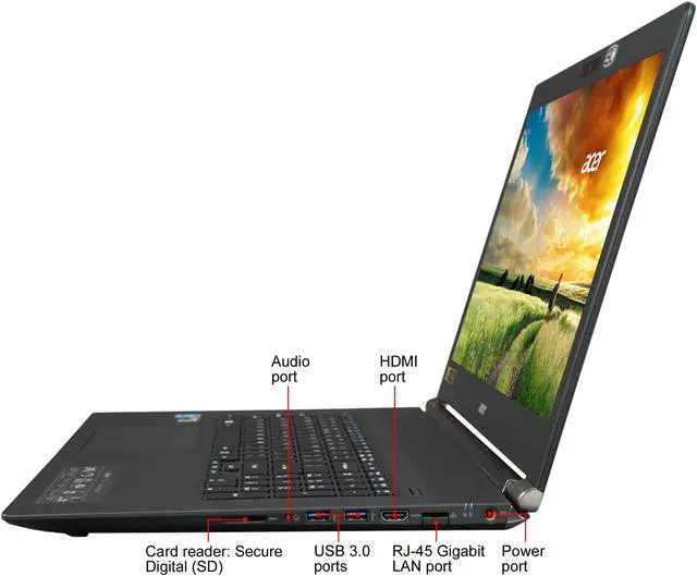 Alt view image 3 of 8 - Acer Aspire V17 Nitro Black Edition - 17.3" NVIDIA GeForce GTX 960M - Intel Core i7-4720HQ  - 16GB Memory - 256 GB SSD - Windows 8.1 64-Bit - Gaming Laptop - IPS (VN7-791G-78ZM )