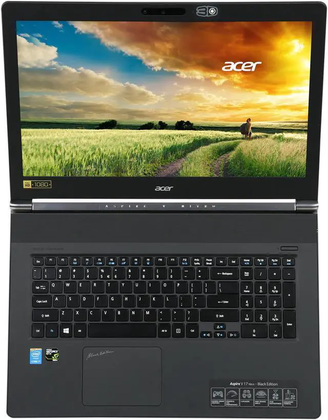 Alt view image 7 of 8 - Acer Aspire V17 Nitro Black Edition - 17.3" NVIDIA GeForce GTX 960M - Intel Core i7-4720HQ  - 16GB Memory - 256 GB SSD - Windows 8.1 64-Bit - Gaming Laptop - IPS (VN7-791G-78ZM )