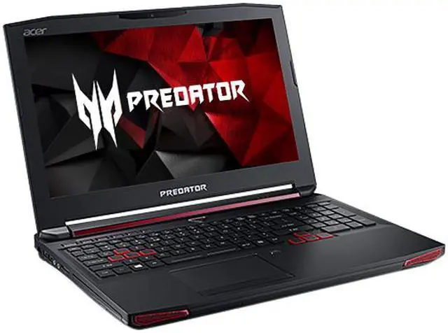 Alt view image 5 of 12 - Acer Predator 15 G9-593-73N6 15.6" Full HD G-SYNC GeForce GTX 1060 6GB VRAM i7-7700HQ 16GB Memory 1TB HDD + 256GB SSD Windows 10 Home VR Ready Gaming Laptop