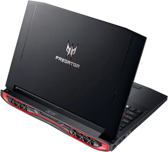 Alt view image 13 of 14 - Acer Predator G9-593-71EH Intel Core i7 7th Gen 7700HQ (2.80 GHz) NVIDIA GeForce GTX 1070 16 GB Memory 256 GB SSD (2 x 128 GB in Raid 0) 1 TB HDD 15.6" Full HD (1920 x 1080) IPS Display with NVIDIA G-SYNC Technology Windows 10 Home 64-Bit