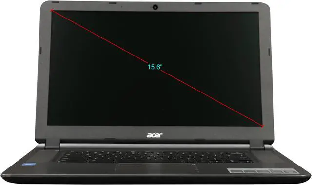 Alt view image 5 of 8 - Acer CB3-532-C47C Chromebook Intel Celeron N3060 (1.60 GHz) 2 GB Memory 16 GB Flash 15.6" Chrome OS (Manufacturer Recertified)