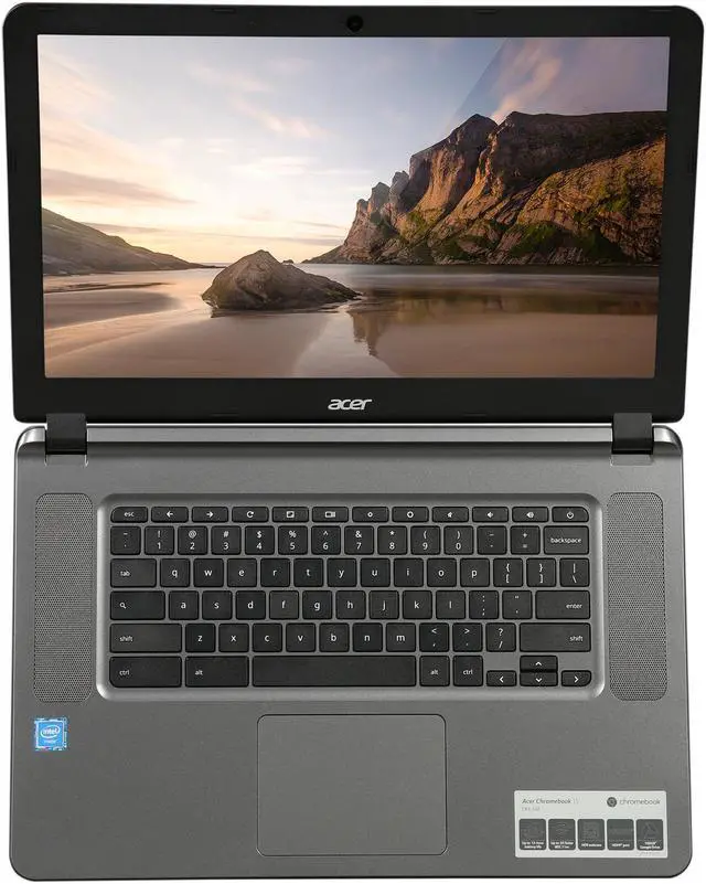 Alt view image 6 of 8 - Acer CB3-532-C47C Chromebook Intel Celeron N3060 (1.60 GHz) 2 GB Memory 16 GB Flash 15.6" Chrome OS (Manufacturer Recertified)