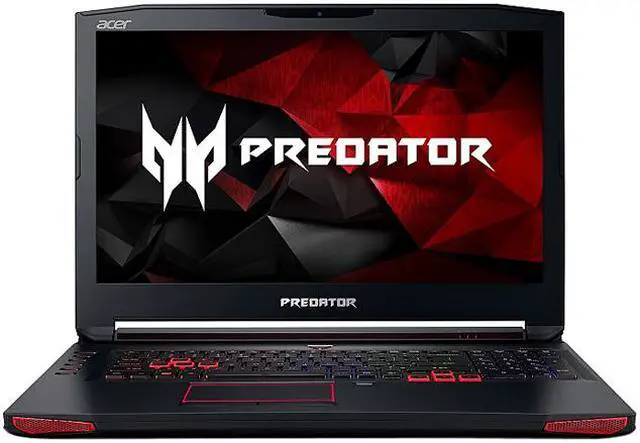 Main image of Acer Predator G9-793-79D9 17.3" 4K/UHD Intel Core i7 6th Gen 6700HQ (2.60 GHz) NVIDIA GeForce GTX 1070 64 GB Memory 512 GB SSD 2 TB HDD Windows 10 Home Gaming Laptop (Manufacturer Recertified)