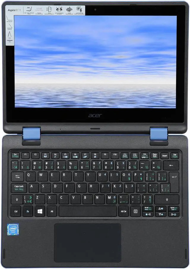 Alt view image 6 of 8 - Acer Laptop Aspire R Intel Celeron N3160 11.6" R3-131T-C3L9