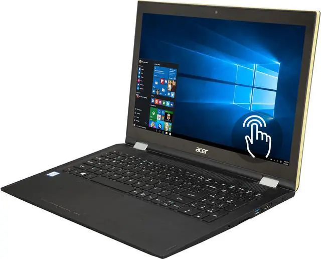 Main image of Acer Spin SP315-51-757C Intel Core i7 7th Gen 7500U (2.70 GHz) 12 GB Memory 1 TB HDD Intel HD Graphics 620 15.6" Touchscreen 1920 x 1080 Convertible 2-in-1 Laptop Windows 10 Home 64-Bit (Manufacturer Recertified)