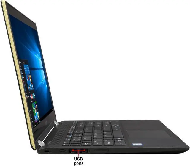 Alt view image 4 of 8 - Acer Spin SP315-51-757C Intel Core i7 7th Gen 7500U (2.70 GHz) 12 GB Memory 1 TB HDD Intel HD Graphics 620 15.6" Touchscreen 1920 x 1080 Convertible 2-in-1 Laptop Windows 10 Home 64-Bit (Manufacturer Recertified)