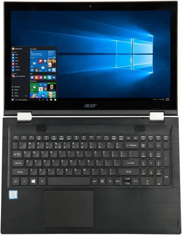 Alt view image 6 of 8 - Acer Spin SP315-51-757C Intel Core i7 7th Gen 7500U (2.70 GHz) 12 GB Memory 1 TB HDD Intel HD Graphics 620 15.6" Touchscreen 1920 x 1080 Convertible 2-in-1 Laptop Windows 10 Home 64-Bit (Manufacturer Recertified)