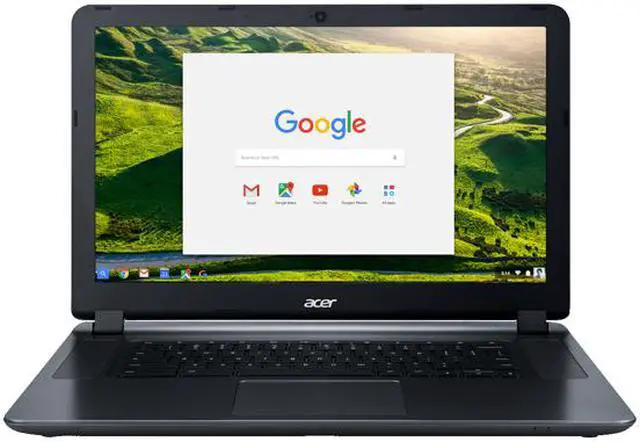 Alt view image 2 of 9 - Acer CB3-532-C42P 15.6" Active Matrix TFT Color LCD Chromebook - Intel Celeron N3060 Dual-core (2 Core) 1.60 GHz - 4 GB LPDDR3 - 16 GB Flash Memory - Chrome OS - 1366 x 768 - ComfyView - Granite Gray