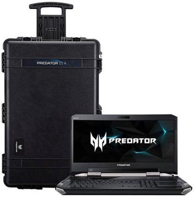 Alt view image 6 of 7 - Acer Predator 21 X - 21.0" GeForce GTX 1080 SLI - Intel Core i7-7820HK  - 64GB Memory - 1 TB SSD - Windows 10 Home 64-Bit - Gaming Laptop - IPS (GX21-71-76ZF )