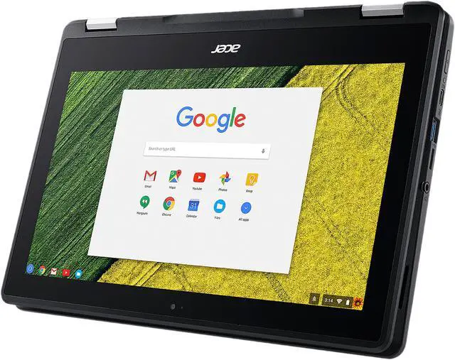 Alt view image 4 of 15 - Acer R751TN-C5P3 Chromebook Intel Celeron N3350 (1.1 GHz) 4 GB Memory 32 GB eMMC 11.6" Chrome OS