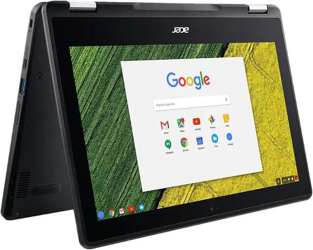 Alt view image 3 of 15 - Acer R751TN-C5P3 Chromebook Intel Celeron N3350 (1.1 GHz) 4 GB Memory 32 GB eMMC 11.6" Chrome OS