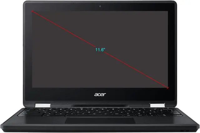 Alt view image 13 of 15 - Acer R751TN-C5P3 Chromebook Intel Celeron N3350 (1.1 GHz) 4 GB Memory 32 GB eMMC 11.6" Chrome OS