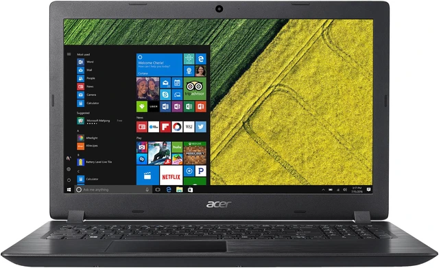 Alt view image 2 of 9 - Acer Aspire 3 15.6" Intel Core i3-7100U 4GB Memory Windows 10 Home 64-Bit A315-51-31GK