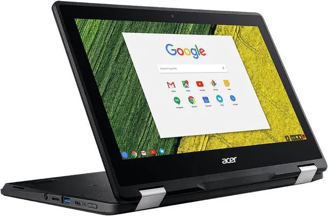 Alt view image 5 of 16 - Acer Spin 11 R751T-C4XP 11.6" Touchscreen LCD 2 in 1 Chromebook - Intel Celeron N3350 Dual-core (2 Core) 1.10 GHz - 4 GB LPDDR4 - 32 GB Flash Memory - Chrome OS - 1366 x 768 - In-plane Switching (IPS)