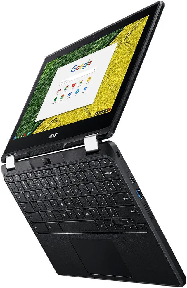 Alt view image 10 of 16 - Acer Spin 11 R751T-C4XP 11.6" Touchscreen LCD 2 in 1 Chromebook - Intel Celeron N3350 Dual-core (2 Core) 1.10 GHz - 4 GB LPDDR4 - 32 GB Flash Memory - Chrome OS - 1366 x 768 - In-plane Switching (IPS)