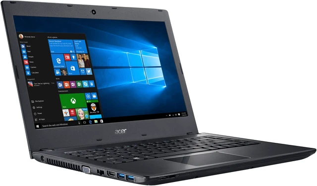 Alt view image 3 of 8 - Acer TravelMate P2 14.0" Intel Core i5-6200U 8GB Memory Windows 10 Pro 64-Bit TMP249-M-50XC