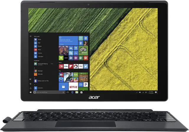 Alt view image 4 of 9 - Acer Switch 5 SW512-52-58AJ Intel Core i5 7th Gen 7200U (2.50 GHz) 8 GB LPDDR3 Memory 256 GB SSD Intel HD Graphics 620 12" Touchscreen 2160 x 1440 Detachable Bilingual 2-in-1 Laptop Windows 10 Home 64-Bit