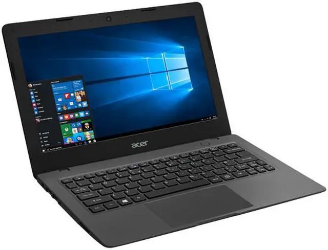 Alt view image 3 of 6 - Acer Bilingual Laptop Aspire One Cloudbook AO1-131M-C7Z6-CA Intel Celeron N3050 (1.60 GHz) 2 GB Memory 16 GB eMMC Intel HD Graphics 11.6" Windows 10 Pro