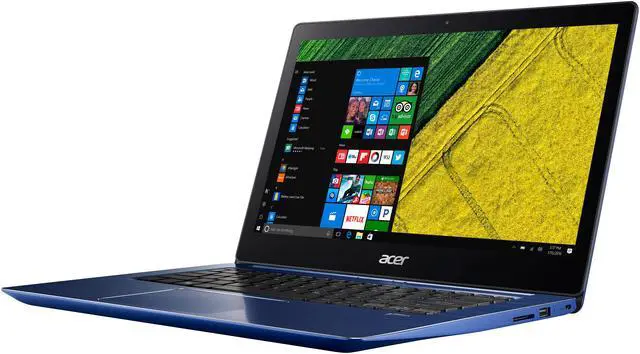 Alt view image 2 of 9 - Acer Laptop Swift SF314-52-591M Intel Core i5 8th Gen 8250U (1.60 GHz) 8 GB Memory 256 GB SSD Intel UHD Graphics 620 14.0" Windows 10 Home 64-Bit