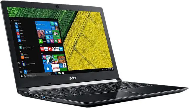 Alt view image 3 of 9 - Acer Laptop A515-51G-56T5 Intel Core i5 8th Gen 8250U (1.60 GHz) 8 GB Memory 1 TB HDD NVIDIA GeForce MX150 15.6" Windows 10 Home 64-Bit