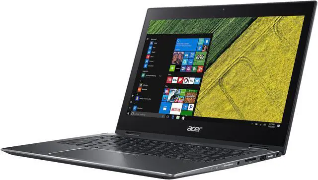 Alt view image 2 of 10 - Acer Spin 5 Intel Core i5-8250U 8GB Memory 256 GB SSD Intel UHD Graphics 620 13.3" Touch Screen 1920 x 1080 Convertible 2-in-1 Laptop Windows 10 Home 64-Bit SP513-52N-552K