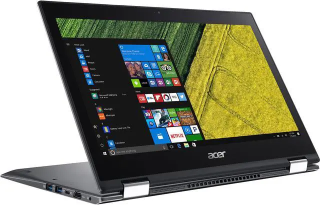 Main image of Acer Spin 5 Intel Core i5-8250U 8GB Memory 256 GB SSD Intel UHD Graphics 620 13.3" Touch Screen 1920 x 1080 Convertible 2-in-1 Laptop Windows 10 Home 64-Bit SP513-52N-552K