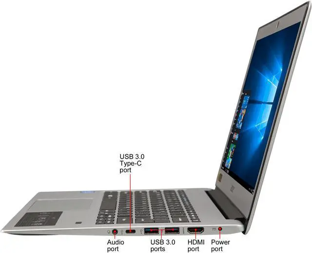 Alt view image 2 of 8 - Acer Laptop Swift 1 SF113-31-P5CK Intel Pentium N4200 (1.1 GHz) 4 GB Memory 64 GB Flash Intel HD Graphics 505 13.3" Windows 10 Home (Manufacturer Recertified)