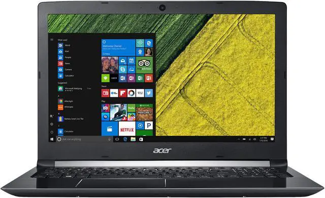 Alt view image 2 of 9 - Acer Laptop Aspire 5 A515-51G-84ZP Intel Core i7 8th Gen 8550U (1.80 GHz) 8 GB Memory 1 TB HDD 256 GB SSD NVIDIA GeForce MX150 15.6" Windows 10 Home