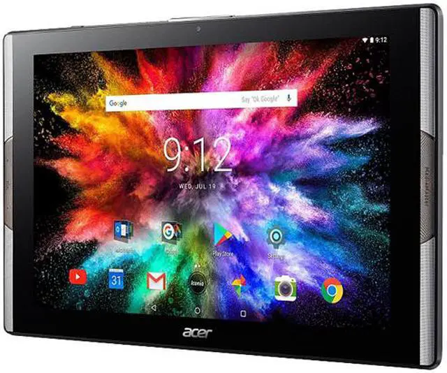 Alt view image 2 of 9 - Acer Iconia Tab 10 A3-A50-K4K4 4 GB LPDDR3 Memory 64GB Flash Storage 10.1" 1920 x 1200 Tablet PC Android 7.0 (Nougat) Black