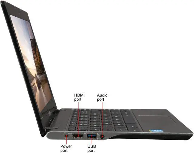 Alt view image 4 of 8 - Acer Grade C Chromebook Intel Celeron 2955U 4GB Memory 16 GB SSD 11.6" Touch Screen Chrome OS C720