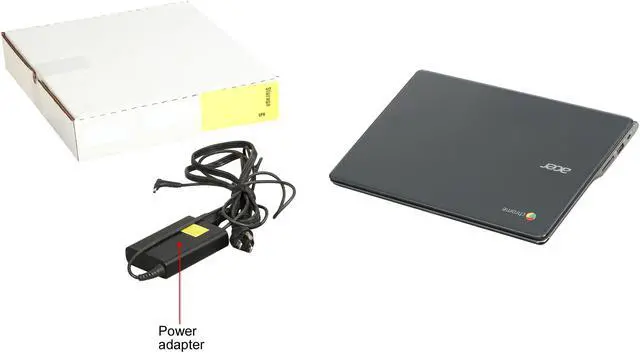 Alt view image 8 of 8 - Acer Grade C Chromebook Intel Celeron 2955U 4GB Memory 16 GB SSD 11.6" Touch Screen Chrome OS C720