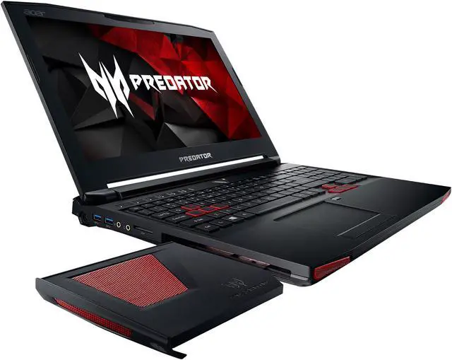 Alt view image 8 of 8 - Acer Predator 15 - 15.6" GeForce GTX 1060 - Intel Core i7-7700HQ  - 16GB Memory - - Windows 10 Home 64-Bit - Gaming Laptop - IPS (G9-593-735L )