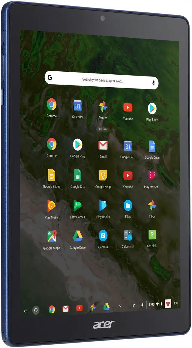 Alt view image 5 of 16 - Acer Chromebook Tab 10 D651N-K9WT Chromebook Dual-core ARM Cortex-A72 and Quad-core ARM Cortex-A53 4 GB LPDDR3 Memory 32 GB eMMC 9.7" Touchscreen Chrome OS Tablet with EMR Stylus Pen
