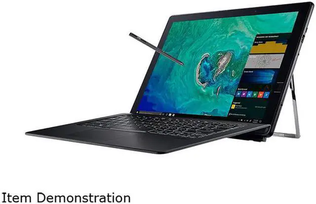 Alt view image 4 of 11 - Acer Switch 7 Black Edition Intel Core i7-8550U 16 GB LPDDR3 Memory 512 GB SSD NVIDIA GeForce MX150 13.5" Touch Screen 2256 x 1504 Detachable 2-in-1 Laptop with Stylus Windows 10 Pro 64-Bit SW713-51GNP-879G