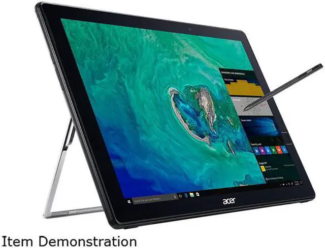 Alt view image 3 of 11 - Acer Switch 7 Black Edition Intel Core i7-8550U 16 GB LPDDR3 Memory 512 GB SSD NVIDIA GeForce MX150 13.5" Touch Screen 2256 x 1504 Detachable 2-in-1 Laptop with Stylus Windows 10 Pro 64-Bit SW713-51GNP-879G