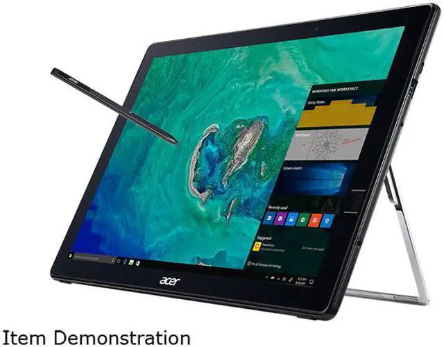 Alt view image 2 of 11 - Acer Switch 7 Black Edition Intel Core i7-8550U 16 GB LPDDR3 Memory 512 GB SSD NVIDIA GeForce MX150 13.5" Touch Screen 2256 x 1504 Detachable 2-in-1 Laptop with Stylus Windows 10 Pro 64-Bit SW713-51GNP-879G