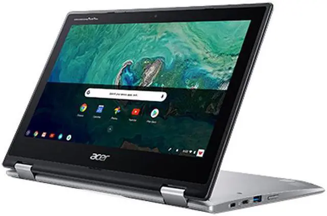 Alt view image 2 of 3 - Acer Chromebook Spin 11 CP311-1HN-C2DV Chromebook Intel Celeron N3350 (1.1 GHz) 4 GB LPDDR4 Memory 32 GB Flash 11.6" Touchscreen Chrome OS