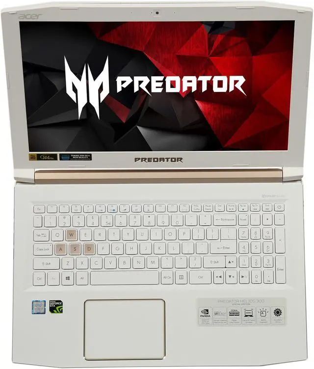 Alt view image 7 of 9 - Acer Predator Helios 300 PH315-51-757A 15.6" 144 Hz IPS GTX 1060 6 GB VRAM i7-8750H 16 GB Memory 256 GB SSD Windows 10 Home Gaming Laptop