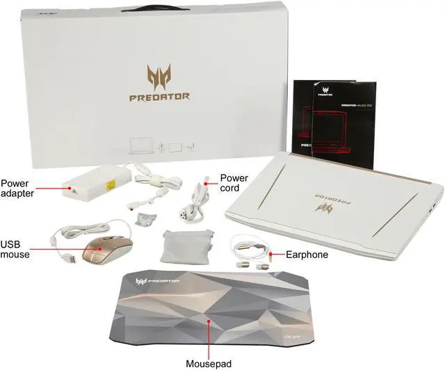 Alt view image 9 of 9 - Acer Predator Helios 300 PH315-51-757A 15.6" 144 Hz IPS GTX 1060 6 GB VRAM i7-8750H 16 GB Memory 256 GB SSD Windows 10 Home Gaming Laptop