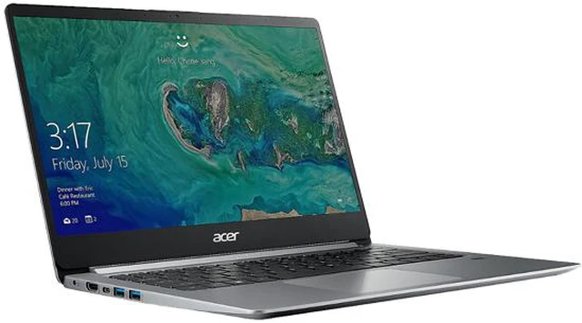 Alt view image 2 of 3 - Acer Swift 1 14.0" Intel Celeron N4000 4GB Memory 64 GB Flash SSD Windows 10 in S mode SF114-32-C225