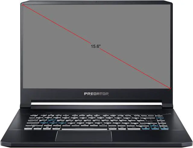 Alt view image 14 of 14 - Acer Predator Triton 500 PT515-51-71VV 15.6" 144 Hz IPS Intel Core i7 8th Gen 8750H (2.20 GHz) NVIDIA GeForce RTX 2060 16 GB Memory 512 GB SSD Windows 10 Home 64-bit Gaming Laptop